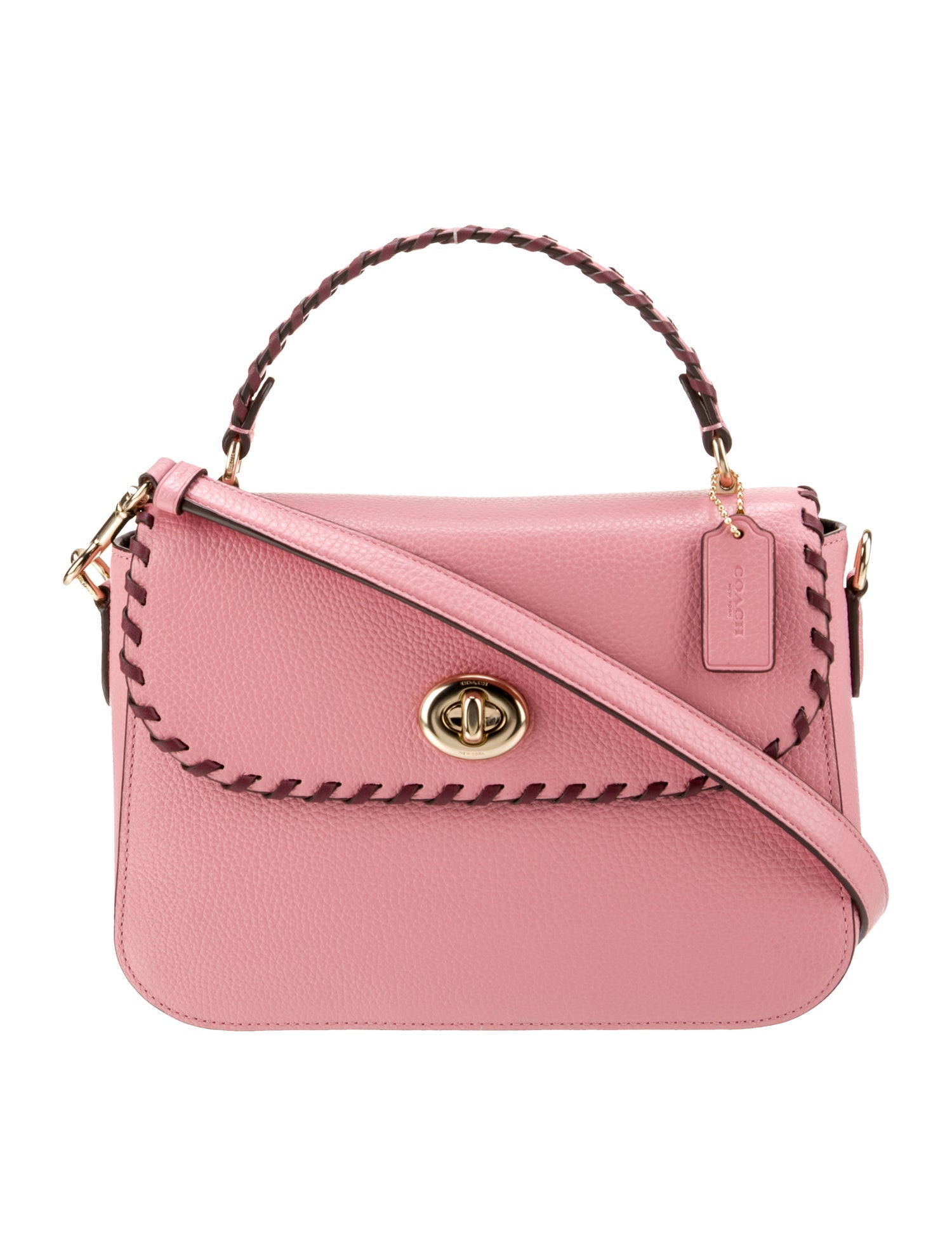 Coach Leather Top Handle Bag