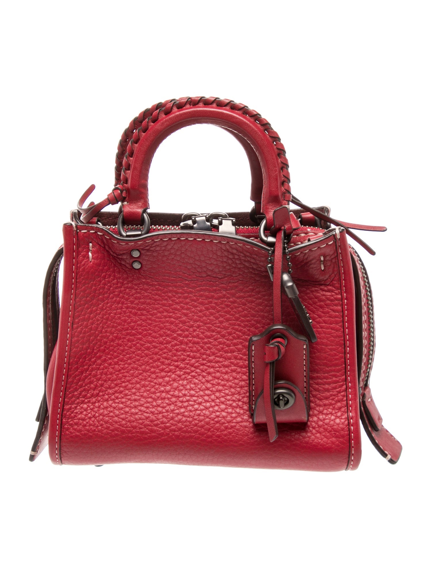 Coach Leather Top Handle Bag