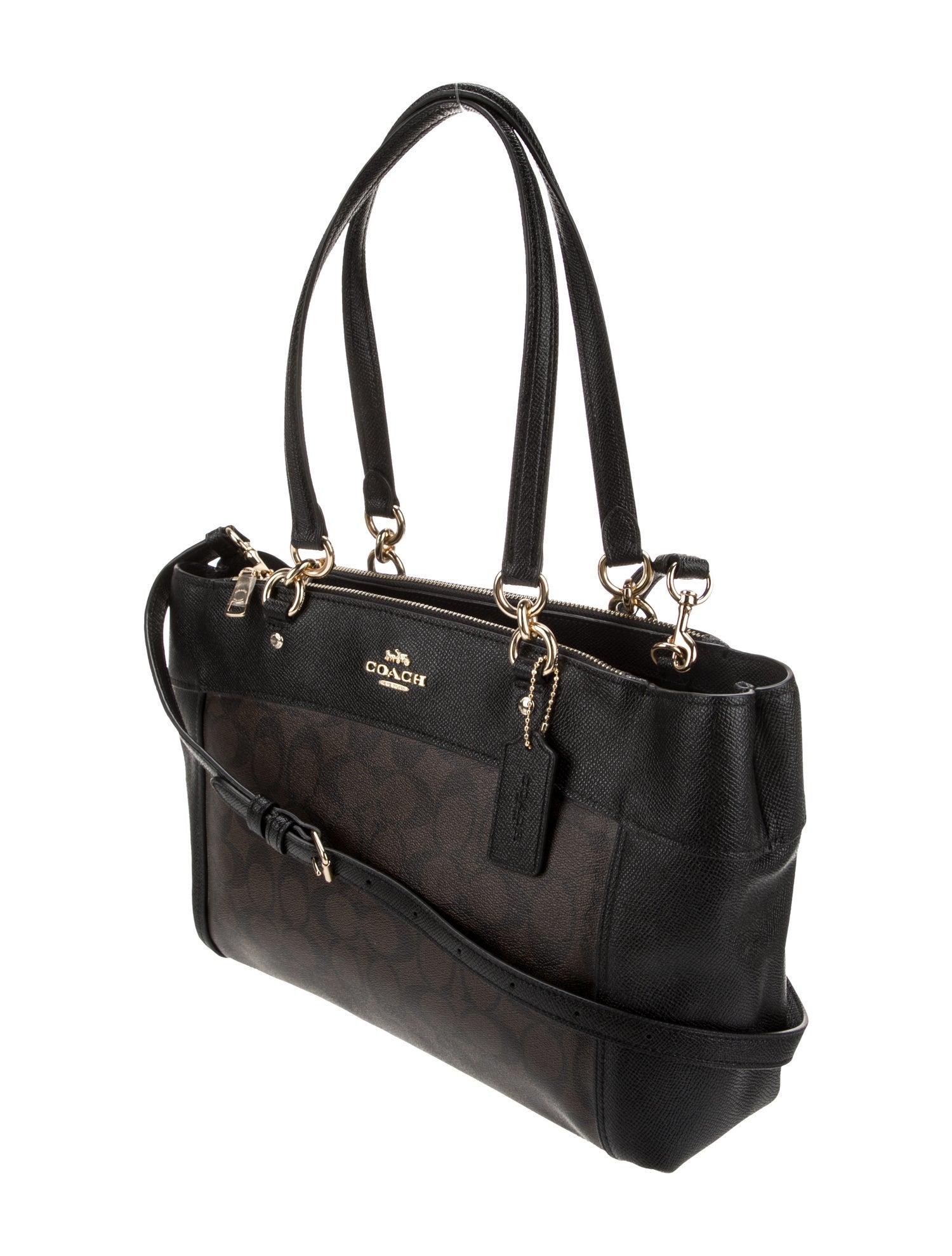 Coach Leather Top Handle Bag
