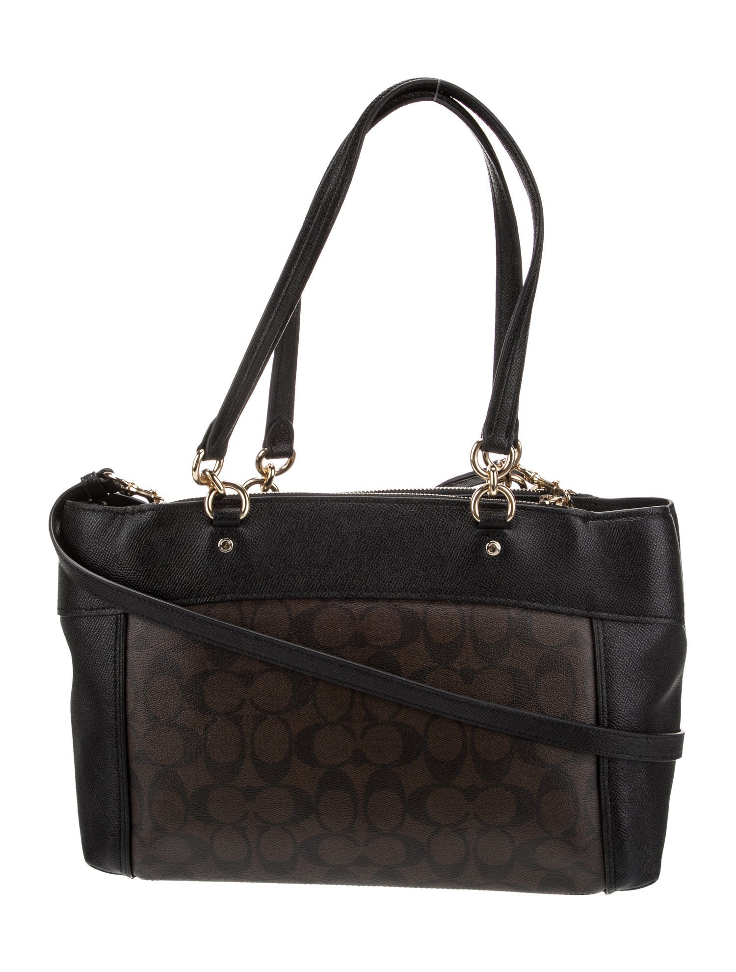 Coach Leather Top Handle Bag