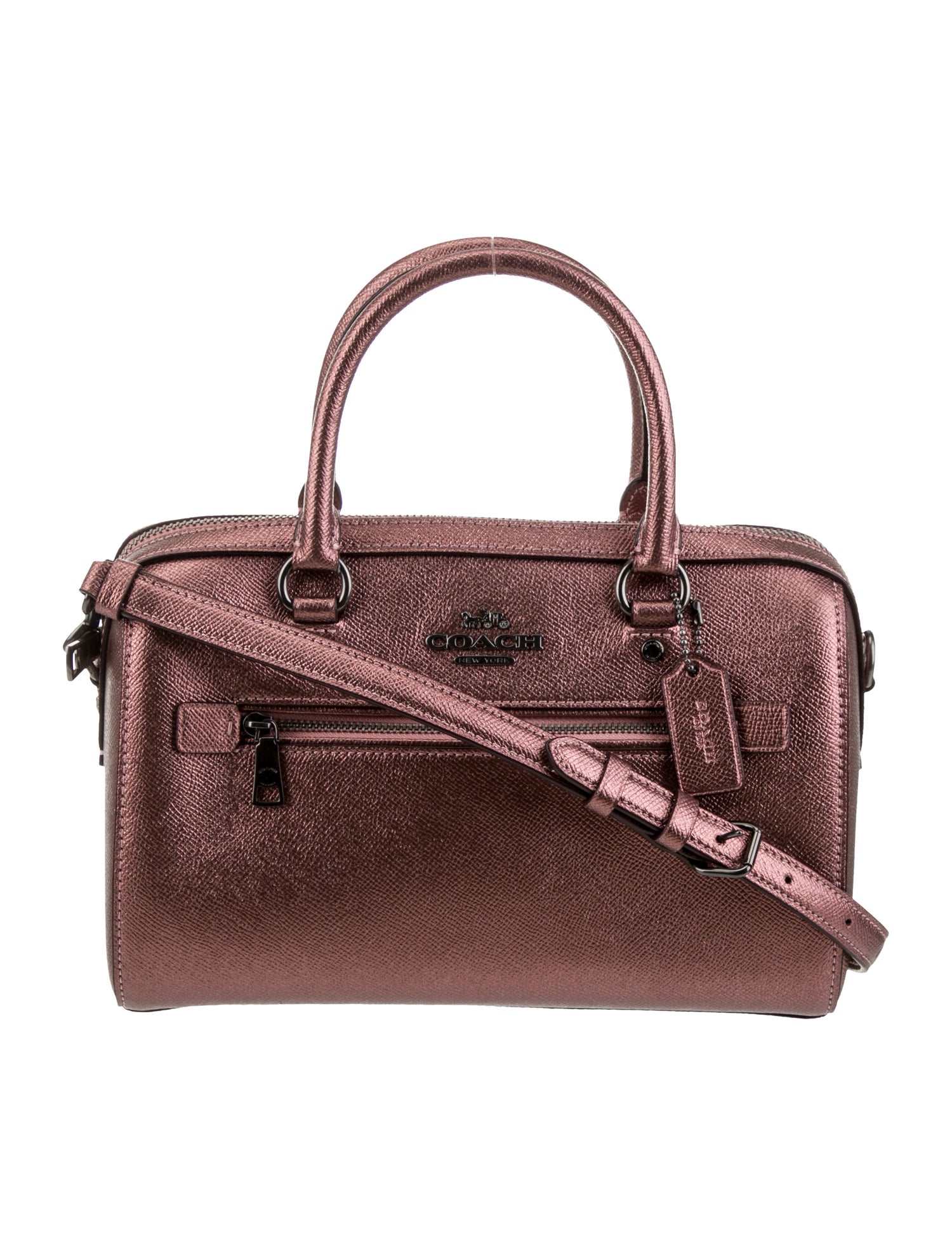 Coach Leather Top Handle Bag