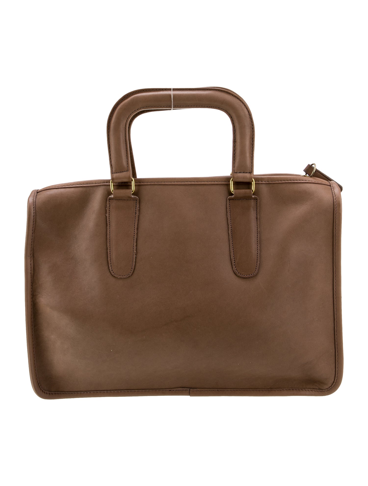 Coach Leather Top Handle Bag