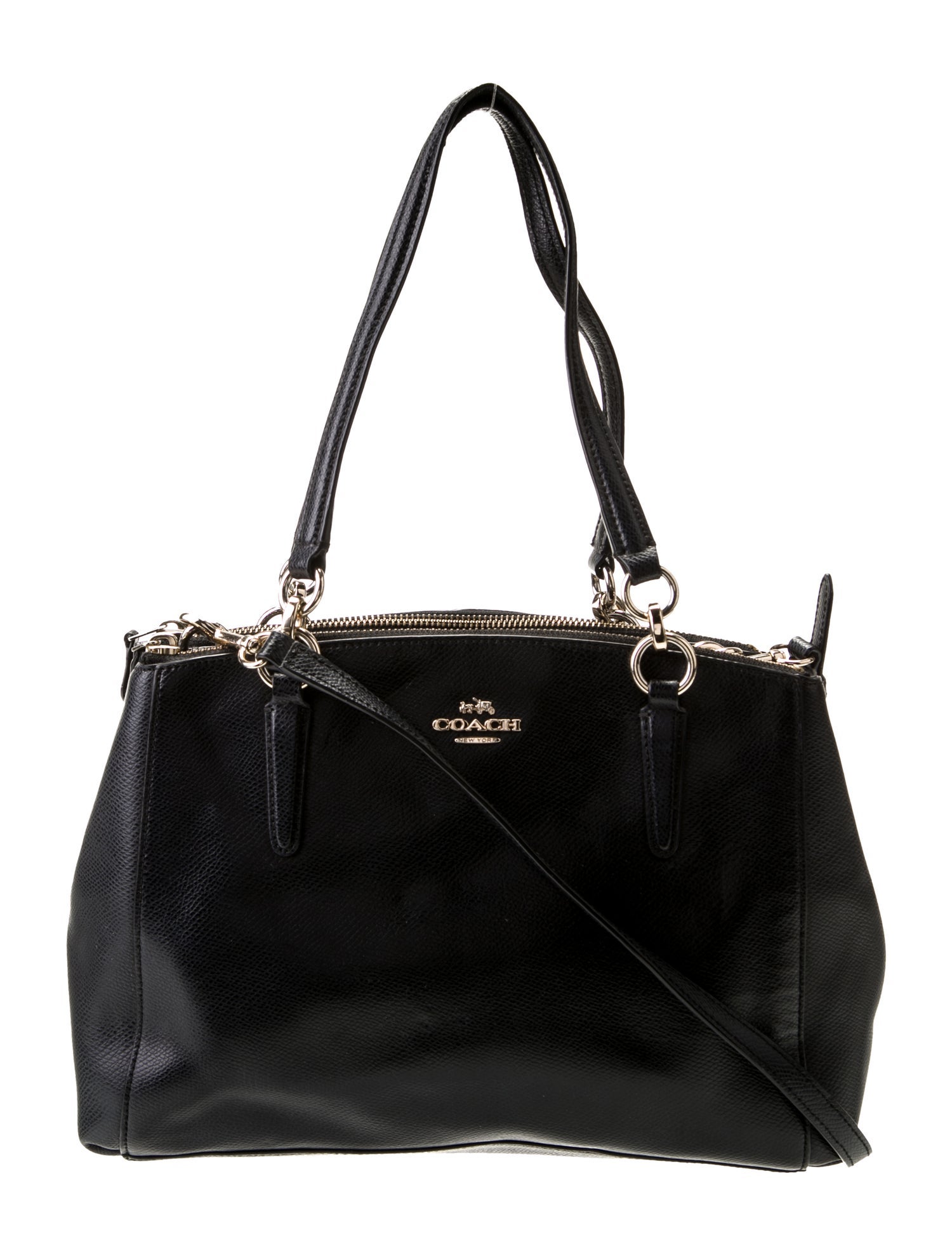 Coach Leather Top Handle Bag