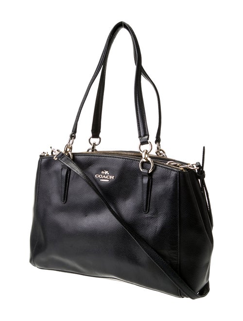Coach Leather Top Handle Bag