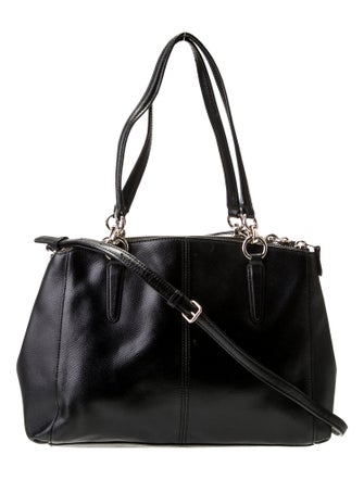 Coach Leather Top Handle Bag