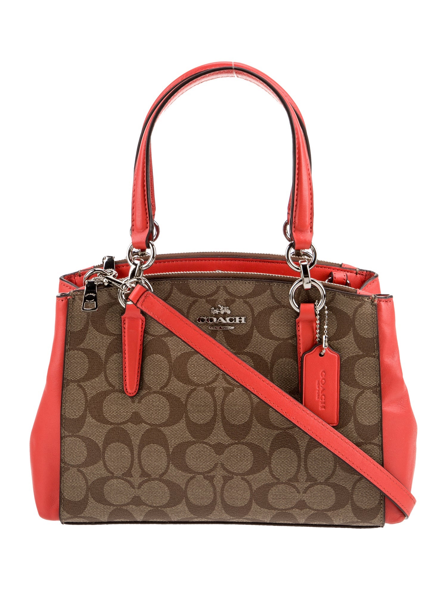 Coach Leather Top Handle Bag