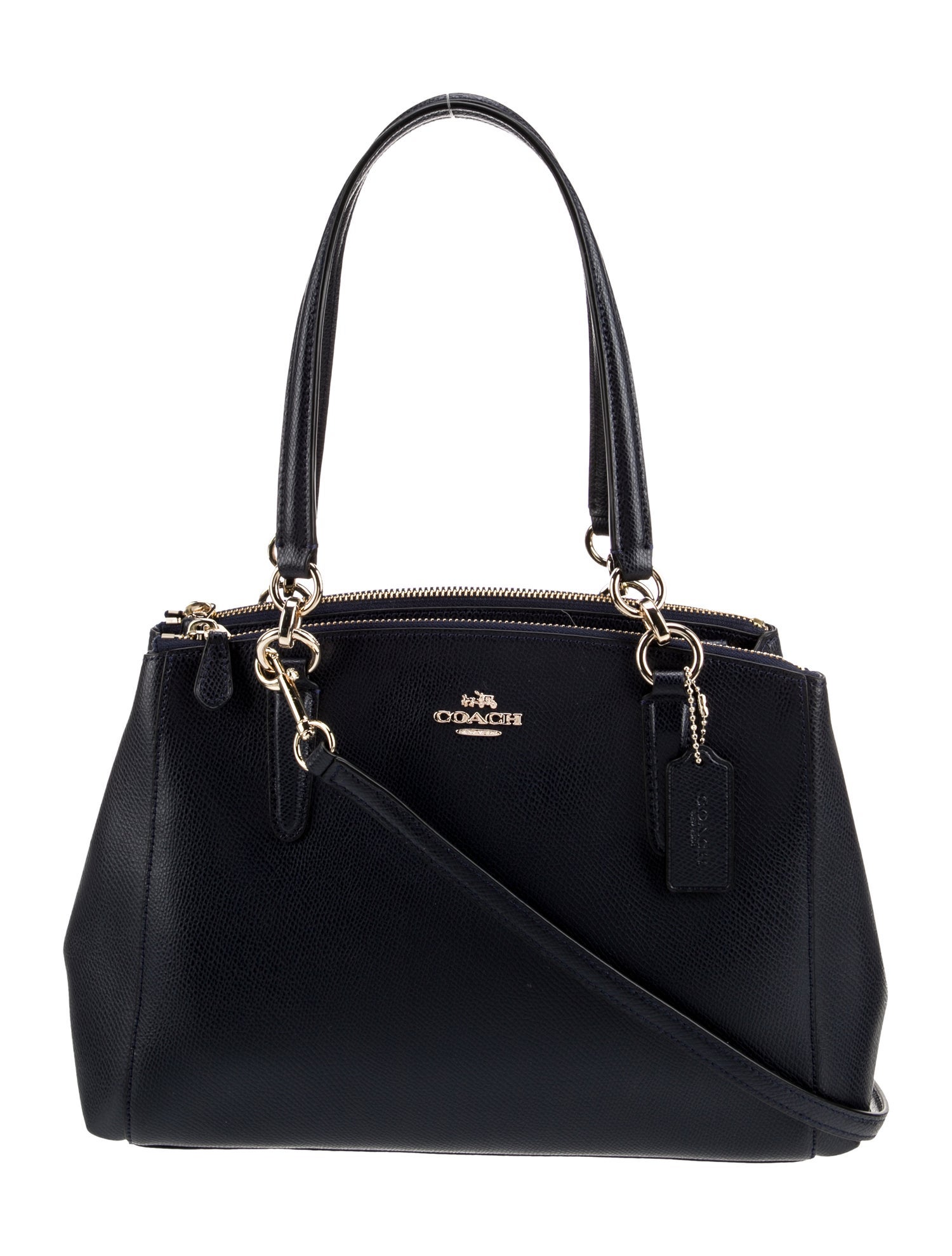 Coach Leather Top Handle Bag