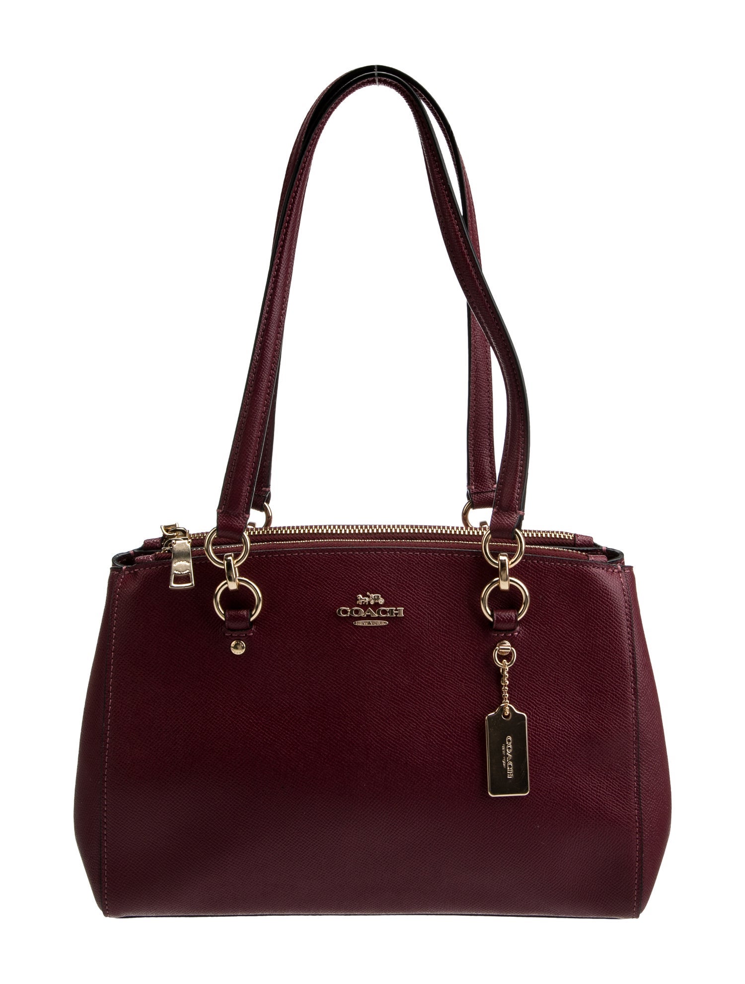 Coach Leather Top Handle Bag