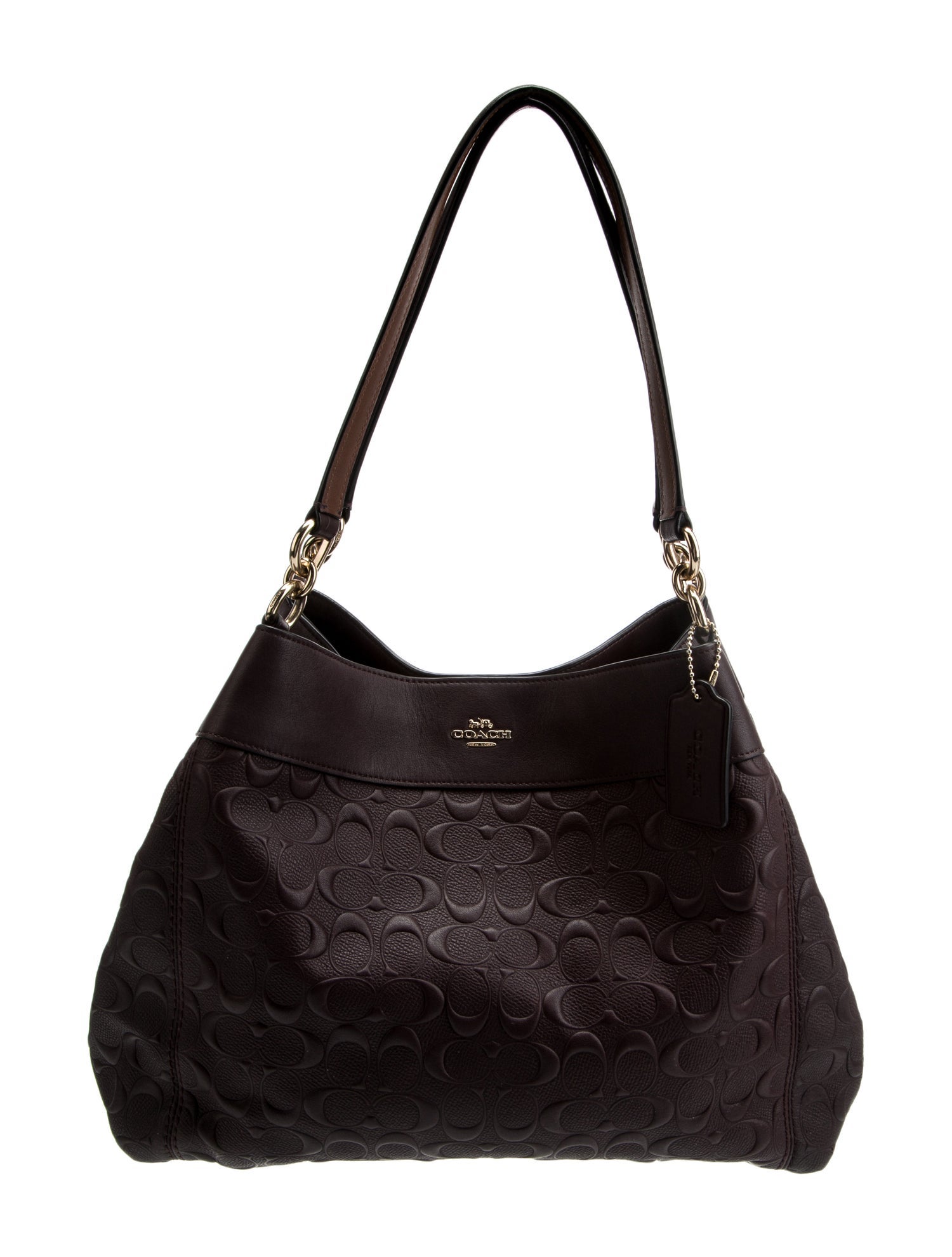 Coach GG Denim Shoulder Bag