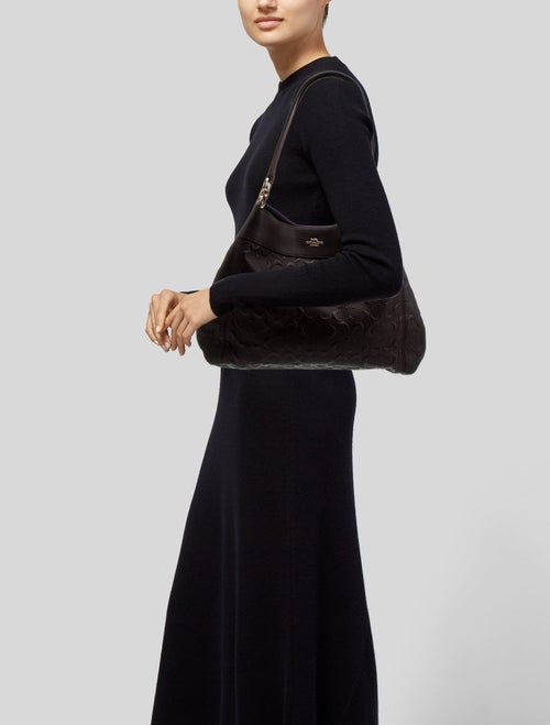 Coach GG Denim Shoulder Bag