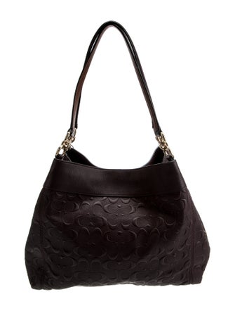 Coach GG Denim Shoulder Bag