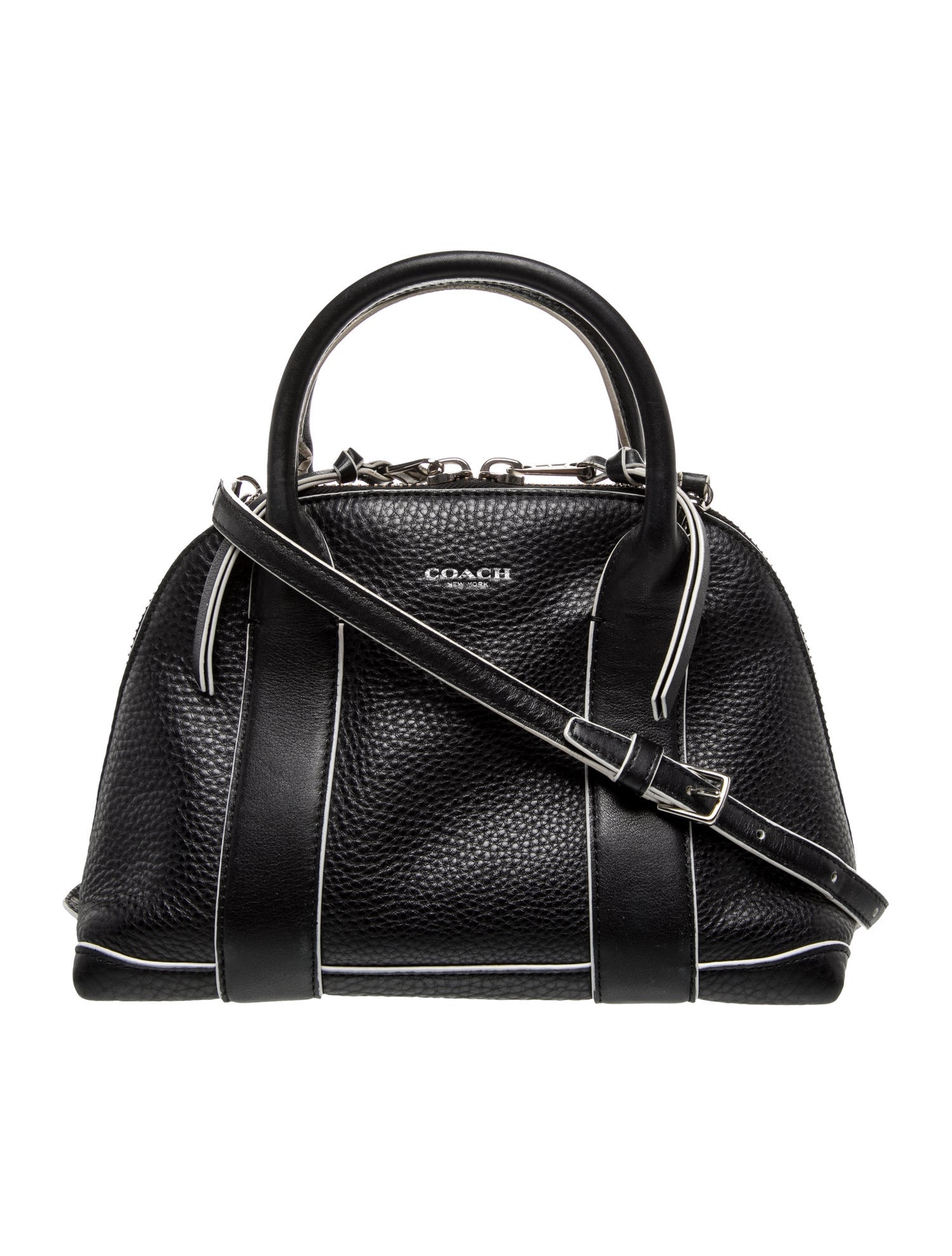 Coach Leather Top Handle Bag