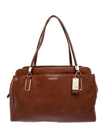 Coach Leather Top Handle Bag