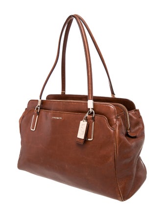 Coach Leather Top Handle Bag