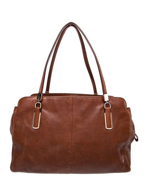 Coach Leather Top Handle Bag