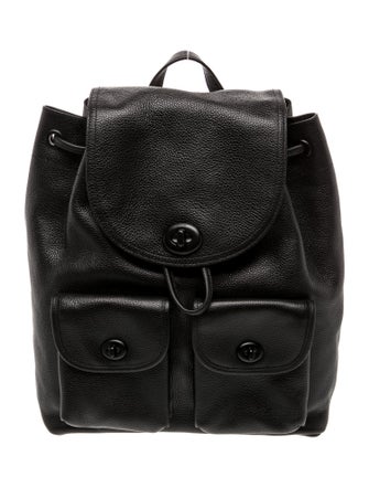 Coach Leather Backpack