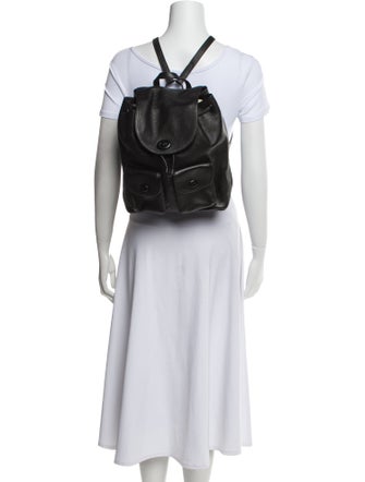 Coach Leather Backpack
