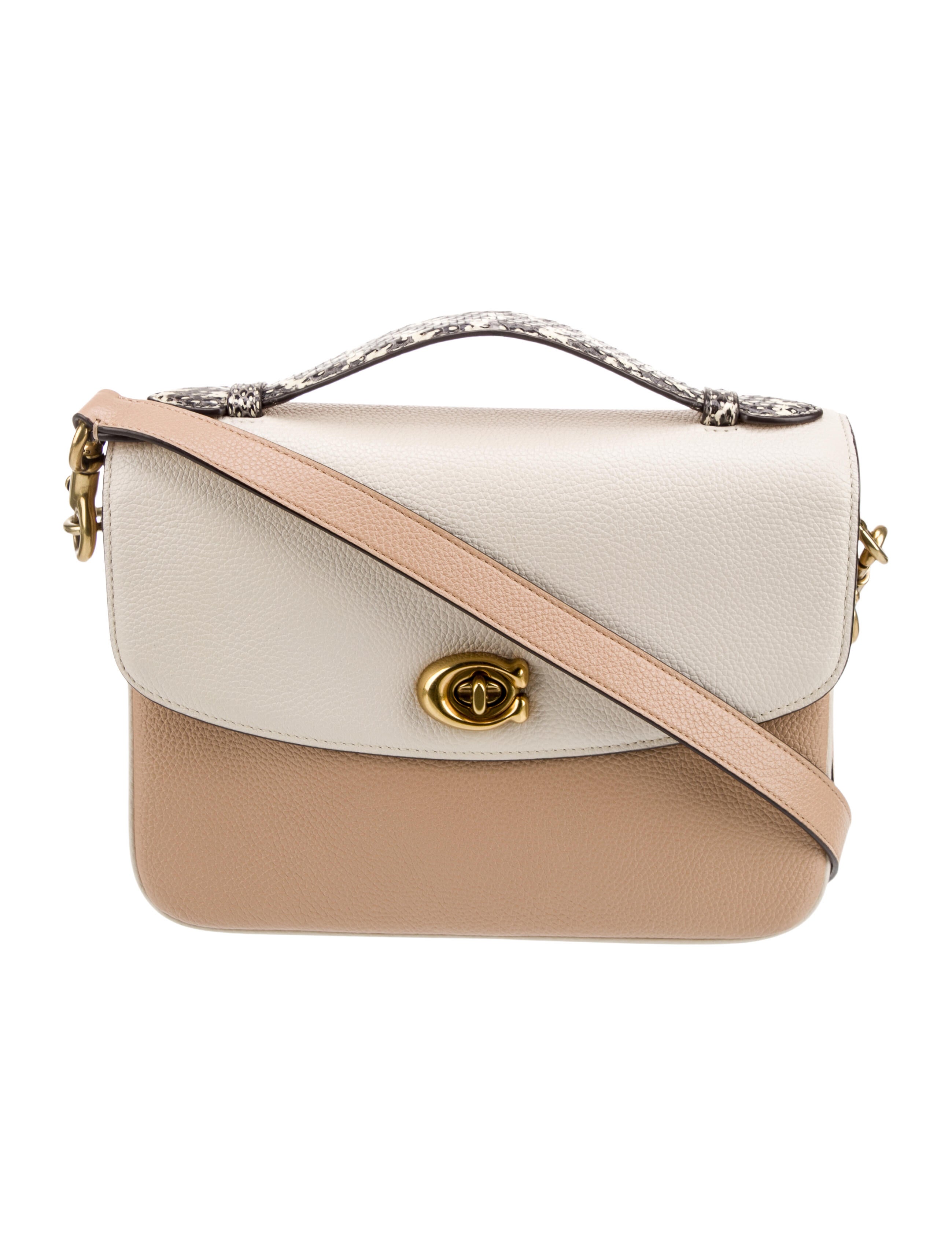 Coach Leather Top Handle Bag