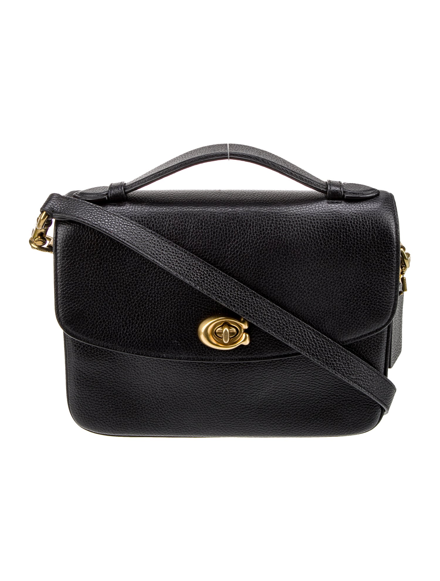 Coach Leather Top Handle Bag