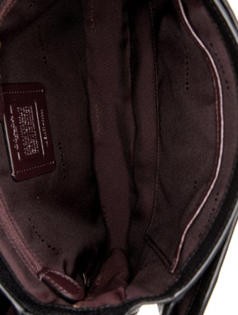 Coach Leather Top Handle Bag