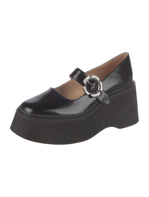 Coach Leather Mary Jane Flats