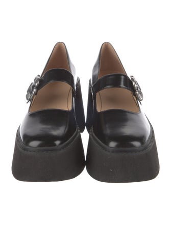 Coach Leather Mary Jane Flats