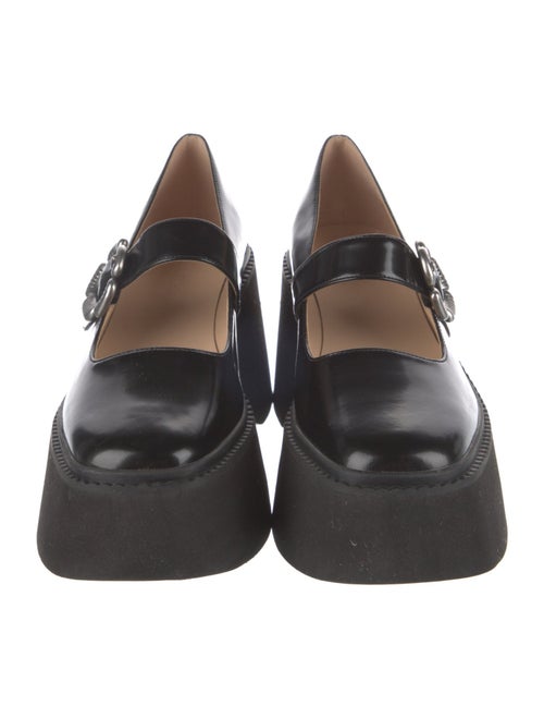 Coach Leather Mary Jane Flats