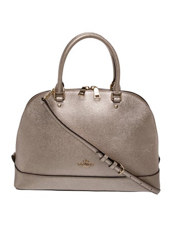 Coach Saffiano Leather Top Handle Bag