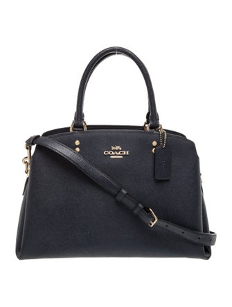 Coach Saffiano Leather Top Handle Bag