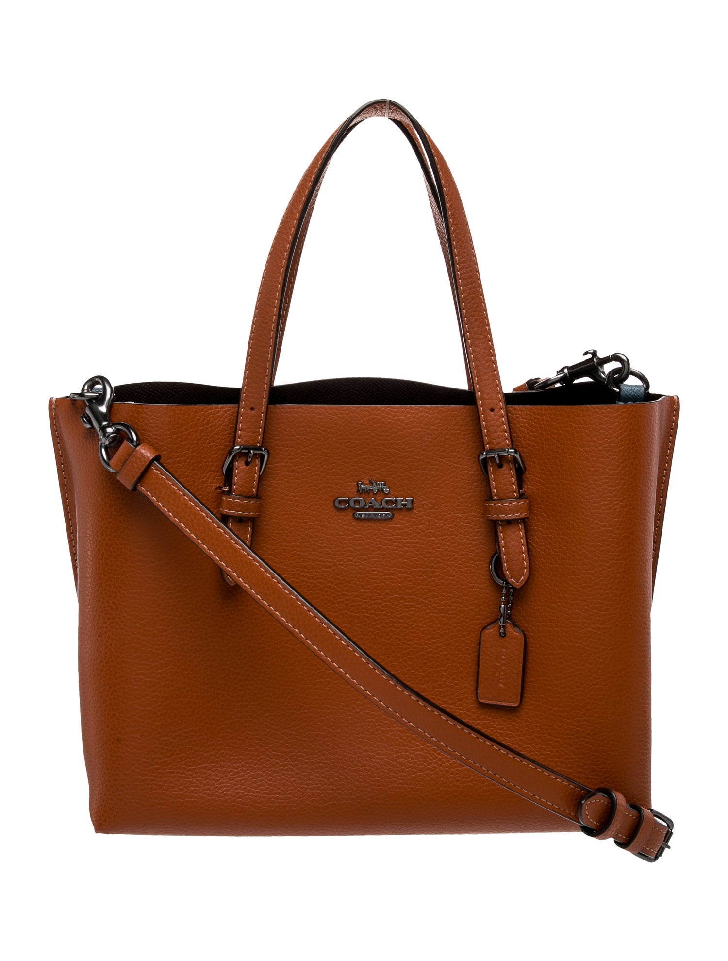 Coach Leather Top Handle Bag