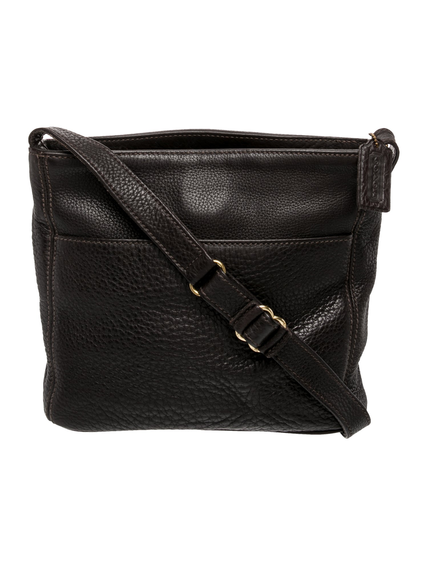 Coach Leather Messenger Bag