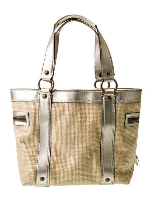 Coach Raffia Tote