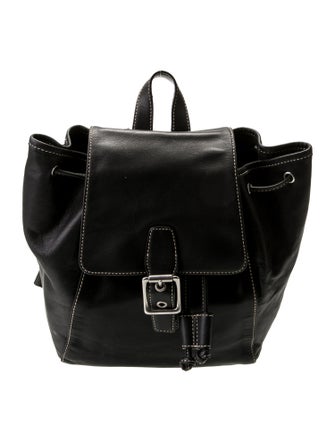 Coach Leather Backpack