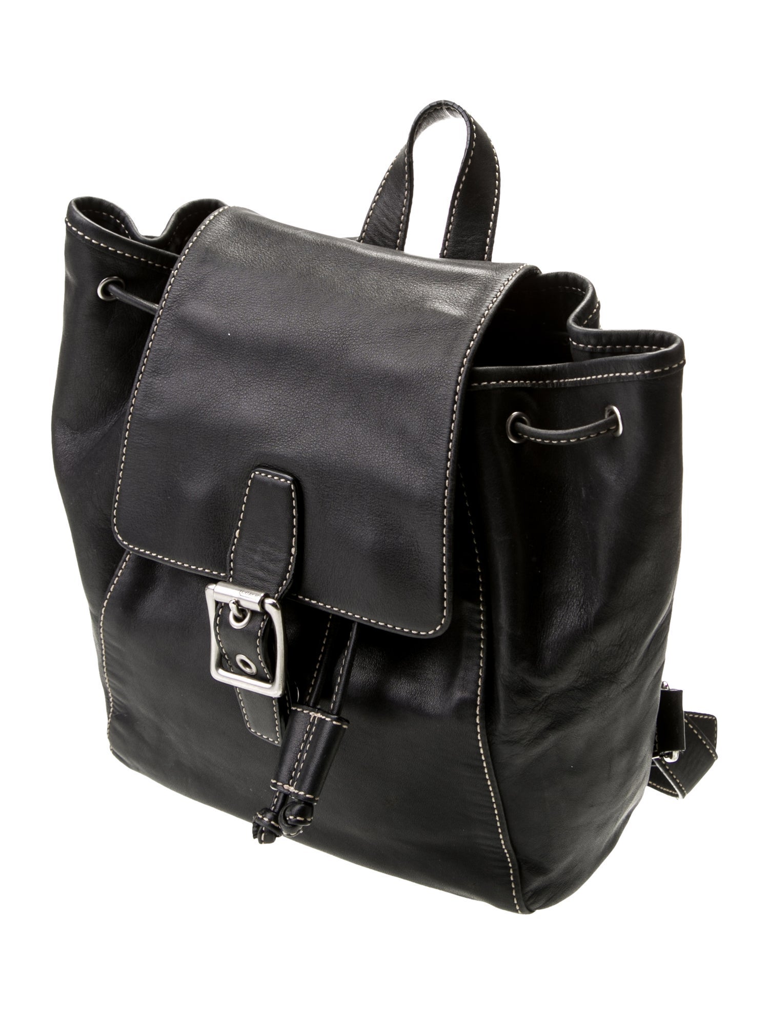 Coach Leather Backpack
