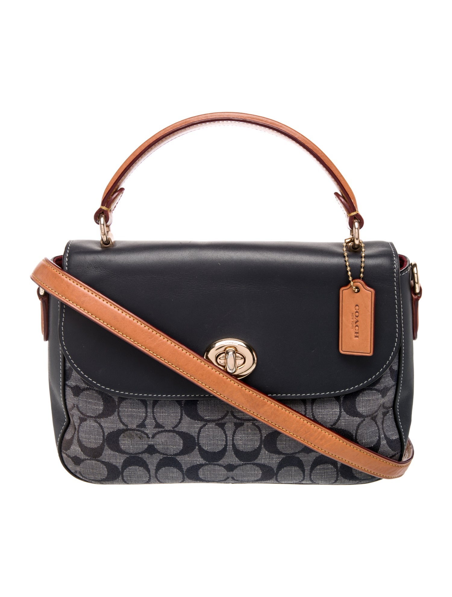 Coach Canvas Top Handle Bag