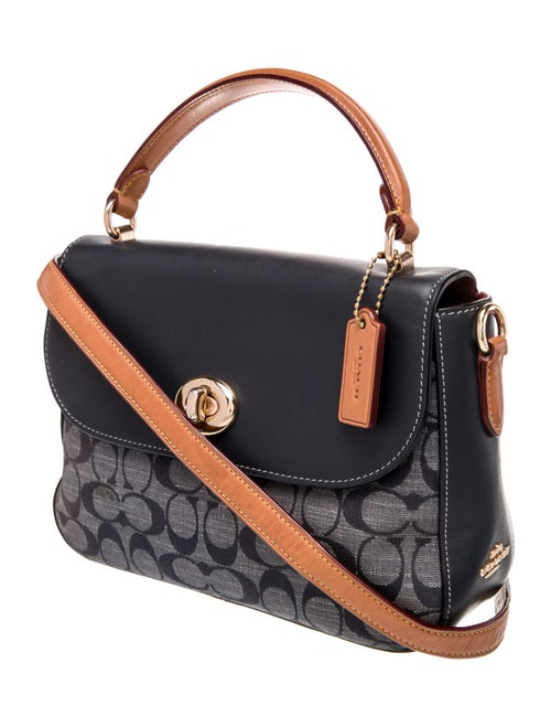 Coach Canvas Top Handle Bag