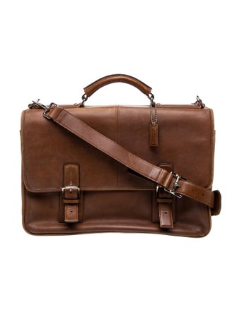 Coach Leather Messenger Bag