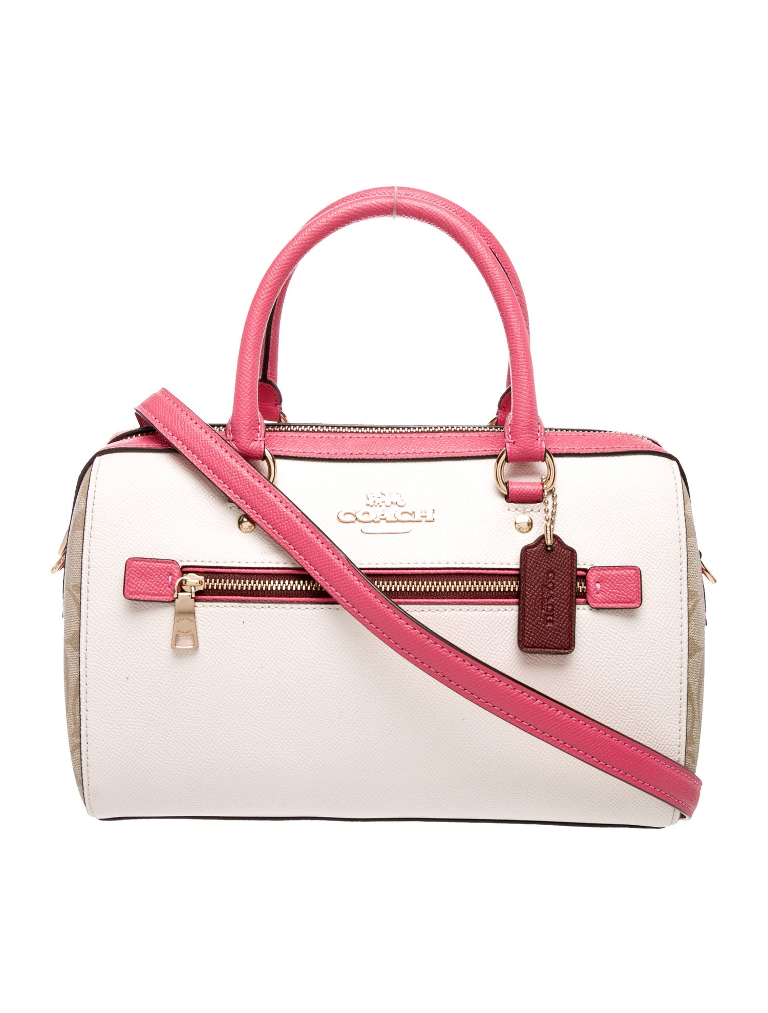 Coach House Check Top Handle Bag