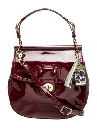 Coach Patent Leather Top Handle Bag