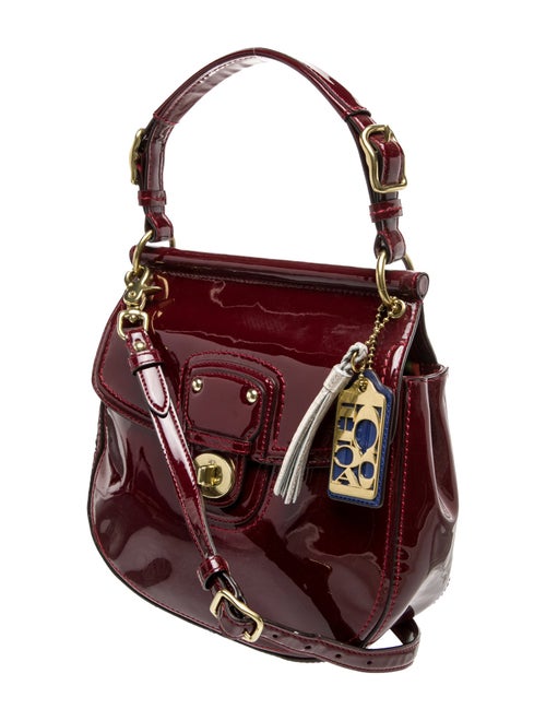 Coach Patent Leather Top Handle Bag