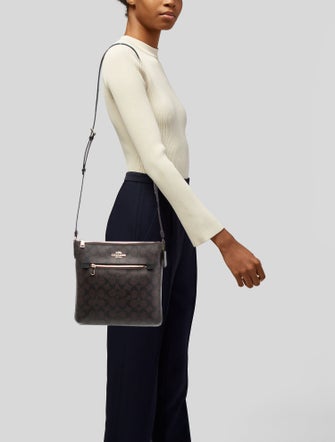 Coach Leather Messenger Bag