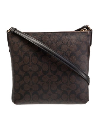 Coach Leather Messenger Bag