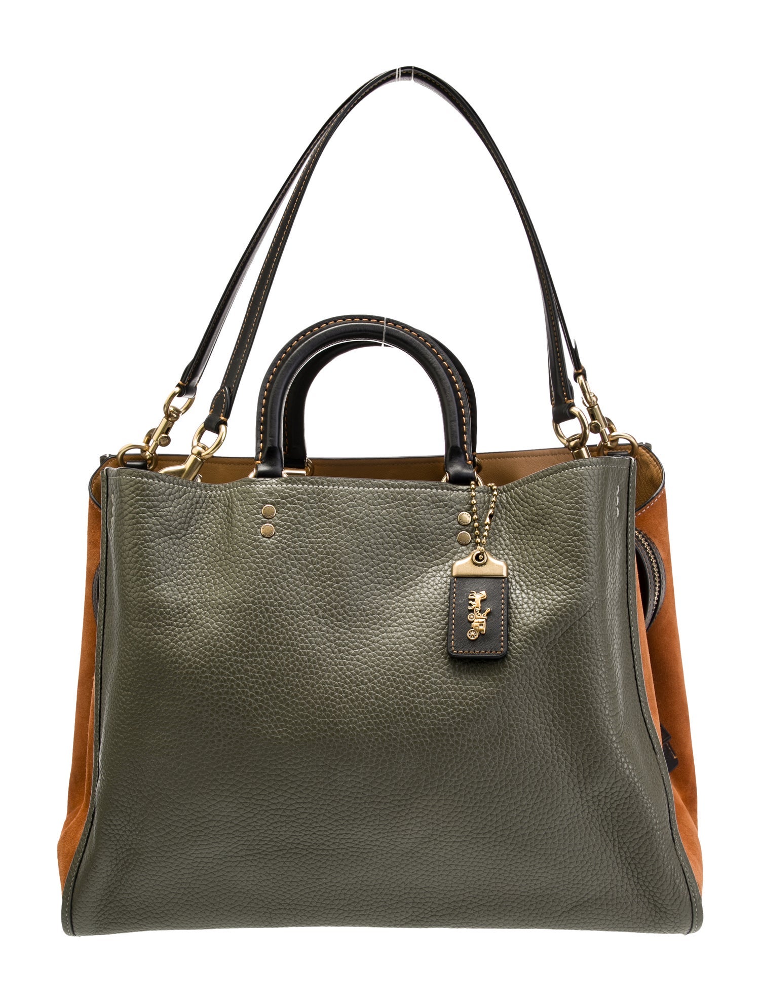 Coach Leather Top Handle Bag Vintage