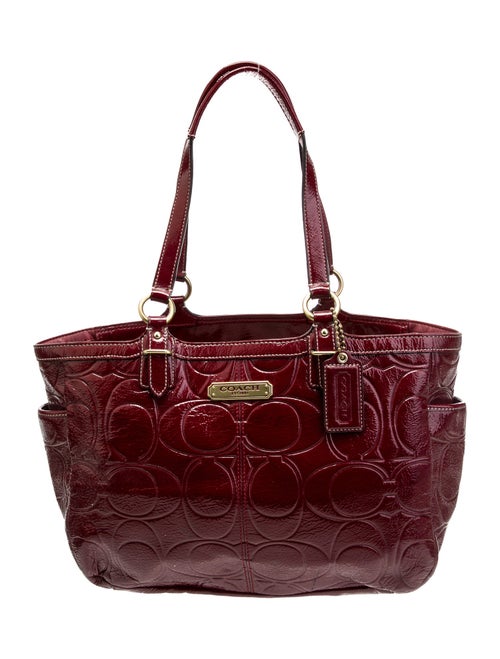 Coach Patent Leather Tote
