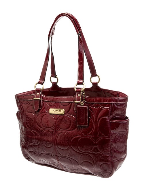 Coach Patent Leather Tote