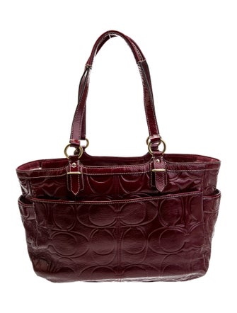 Coach Patent Leather Tote