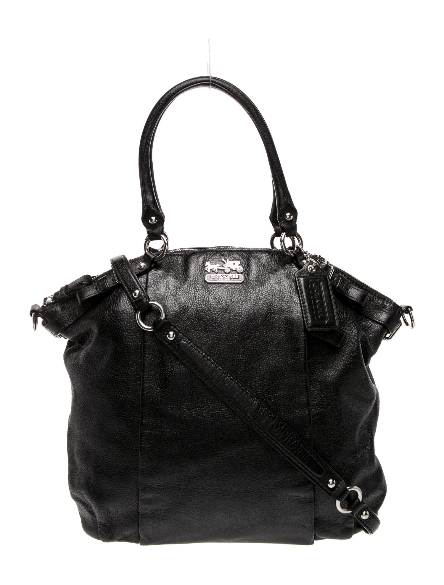 Coach Leather Top Handle Bag