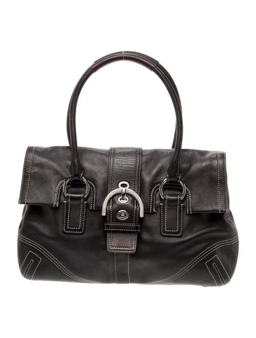 Coach Leather Top Handle Bag