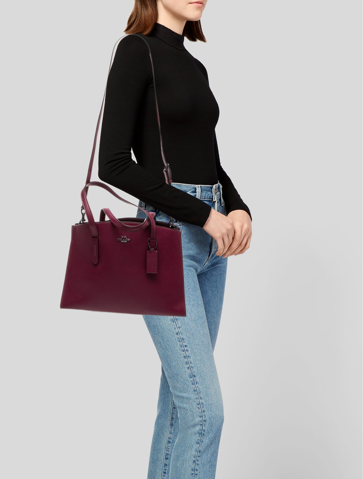 Coach Leather Shoulder Bag