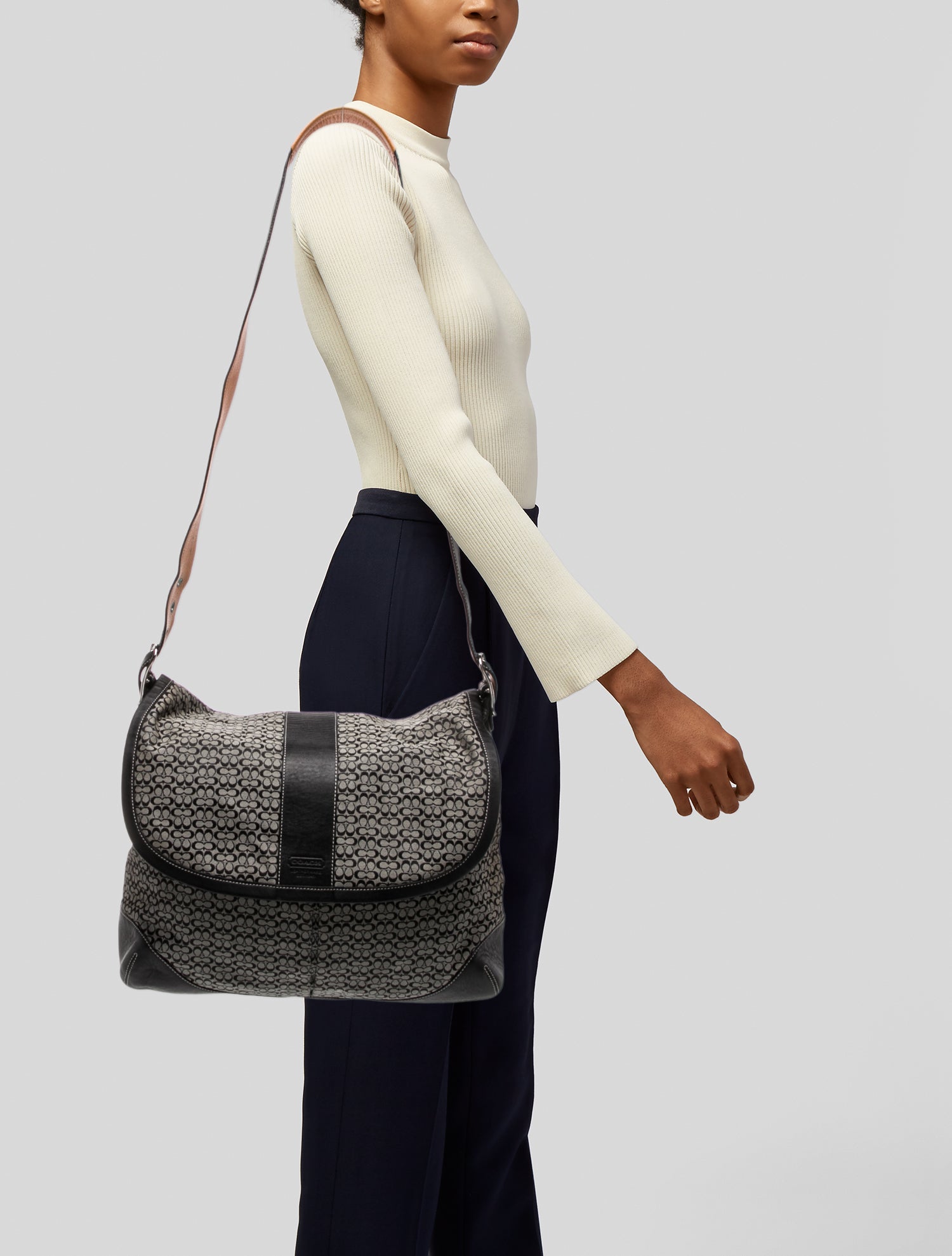 Coach Canvas Messenger Bag